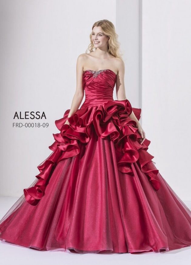 ALESSAのカラードレス